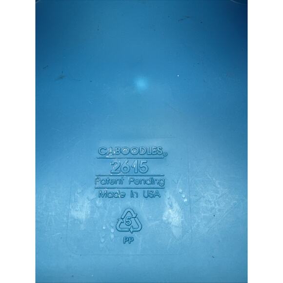 Vintage Teal Original Caboodles 3 Tier Makeup Storage Carrying Case With Mirror - Picture 9 of 10